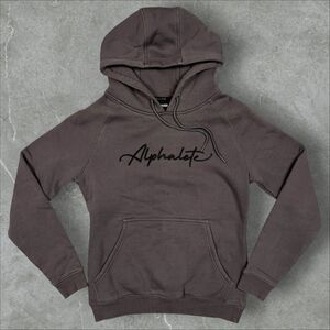Women's Pastel Grey Oversized Gymwear Hoodie - Small